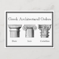 Ordres architecturaux grecs : Capitales de colonne