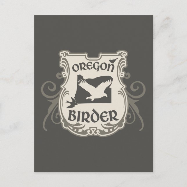 Carte Postale Oregon Birder (Devant)