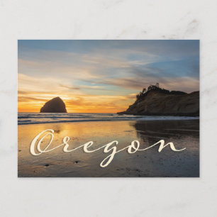 Carte Postale Oregon Coast Cape Kiwanda Sunset