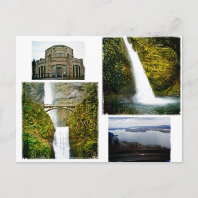 Carte Postale Oregon de la gorge de Columbia (Devant)