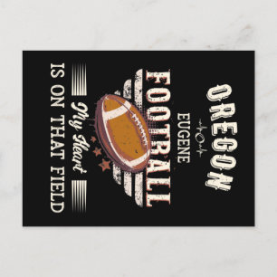 Carte Postale Oregon Eugene Football américain