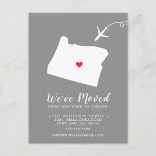 Carte postale OREGON Faire-part mobile