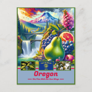 Carte Postale Oregon Majestic Merveilles : Nature et monuments