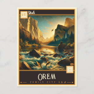 Carte Postale Orem, Utah   VINTAGE