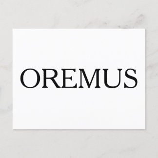 Carte postale OREMUS