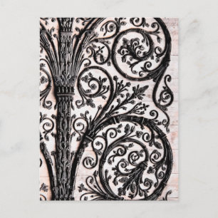 Carte Postale Orfèvrerie décorative Vintage baroque