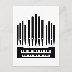 Carte Postale Organe de tuyau