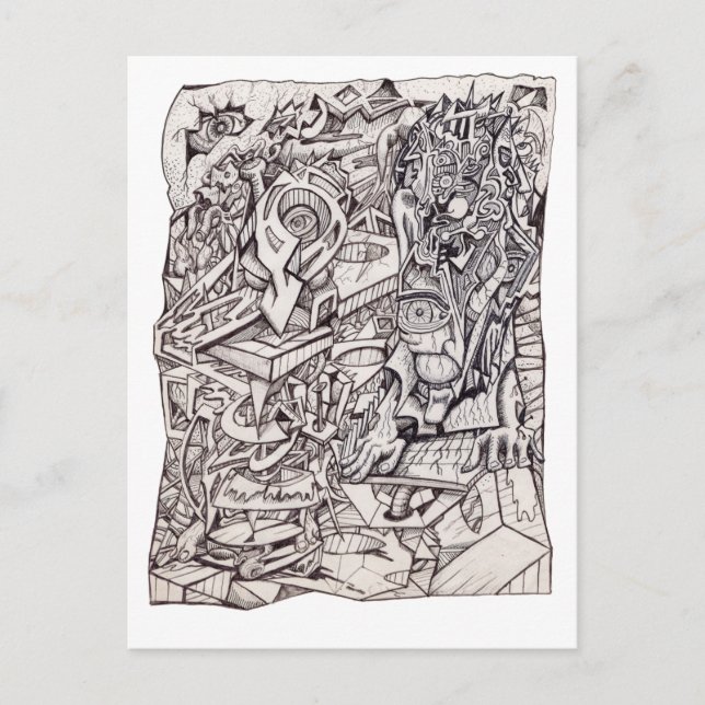 Carte Postale Organe d'inquiétudes (Devant)