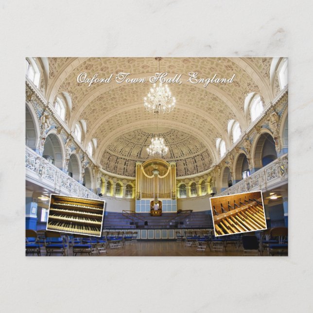 Carte Postale Organe d'Oxford (Devant)
