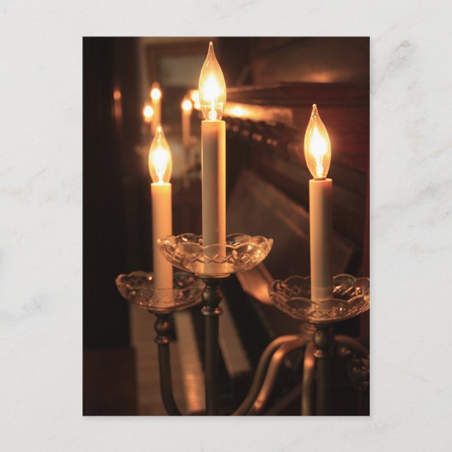 Carte Postale Organe Et Lumière (Devant)