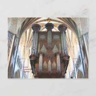 Carte Postale Orgue de la cathédrale Exeter, Devon, Angleterre, 