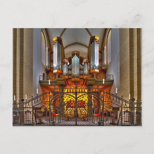 Carte Postale Orgue de tuyau d'Angleterre (Devant)