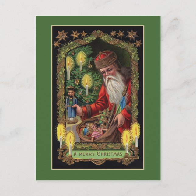 Carte postale Orient Express Père Noël (Devant)