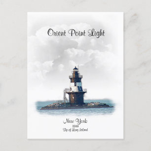 Carte Postale ORIENT POINT LIGHT - New York