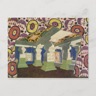 Carte Postale Oriental Scenery Design