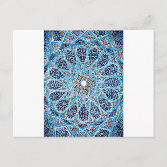 Carte Postale Orientation bleue (Devant)