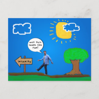 Carte Postale Orienté vers la folie
