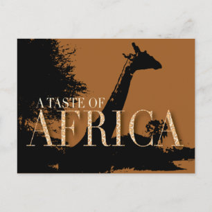Carte postale orientée africaine d'invitation de