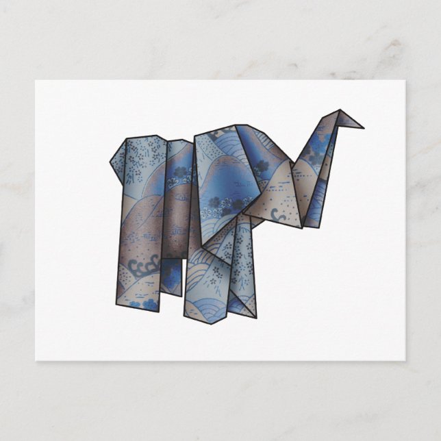 Carte Postale Origamiphant (Devant)