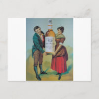 Original vintage Irish whisky poster, main