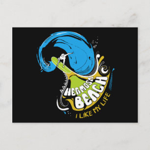 Carte postale originale "J'aime MA vie"