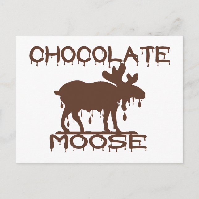 Carte Postale Orignal au Chocolat (Devant)