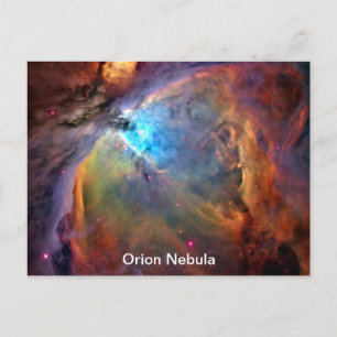 Carte Postale Orion Nebula Space Galaxy