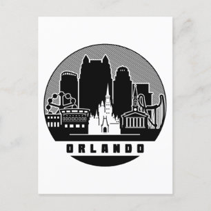 Carte Postale Orlando Florida Skyline