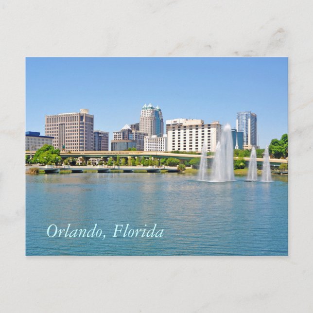 Carte Postale Orlando, Floride du lac Lucerne (Devant)