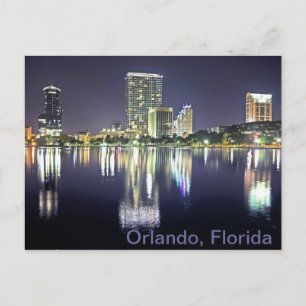 Carte Postale Orlando, Floride sur le lac Eola
