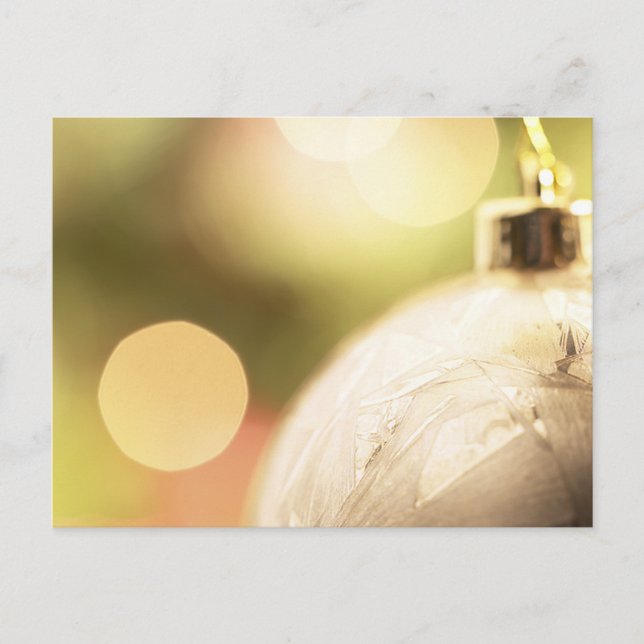 Carte postale Ornement blanc (Devant)