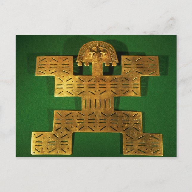 Carte Postale Ornement pectoral de la région de Tolima (Devant)