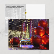 Ornements de Noël de la sixième avenue, New York -