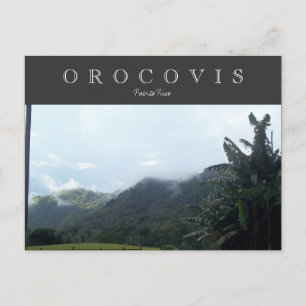 Carte Postale Orocovis, Porto Rico
