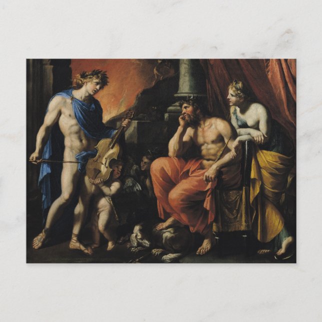 Carte Postale Orphée avant Pluton et Perséphone (Devant)