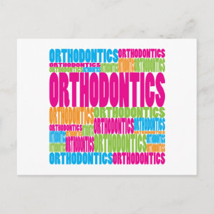 Carte Postale Orthodontie colorée