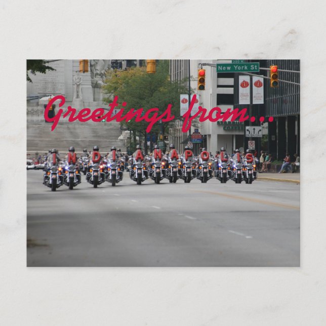 Carte Postale Orthographe Motos, Salutations de... (Devant)