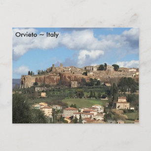 Carte Postale Orvieto, Italie