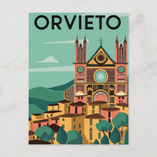 Carte Postale Orvieto, Italie