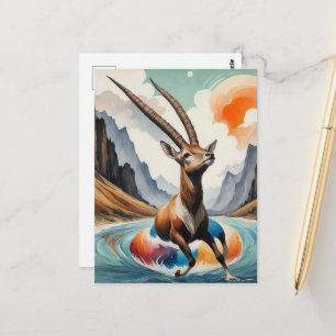 Carte Postale Oryx profite de Float Trip