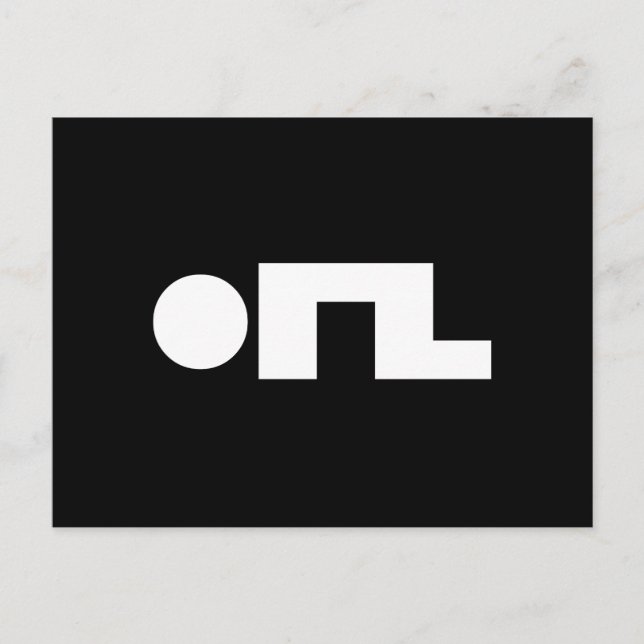 Carte Postale ORZ Emoticon Kaomoji Emoji (Devant)