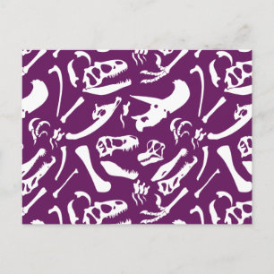 Carte Postale Os Dinosaures (Violet)