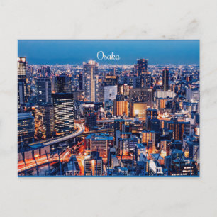Carte Postale Osaka Japon, photo de la ville