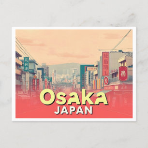 CARTE POSTALE OSAKA JAPON VINTAGE