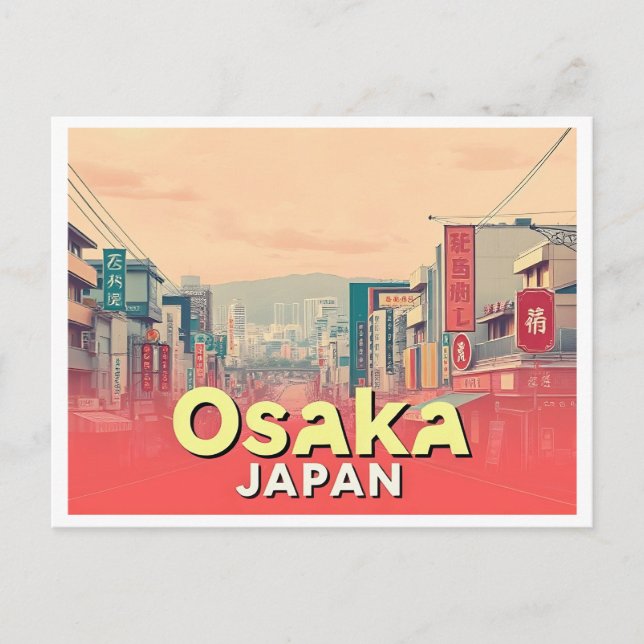 CARTE POSTALE OSAKA JAPON VINTAGE (Devant)