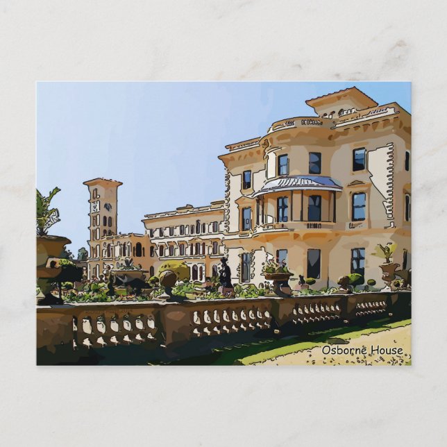 Carte Postale Osborne House And Gardens (Devant)