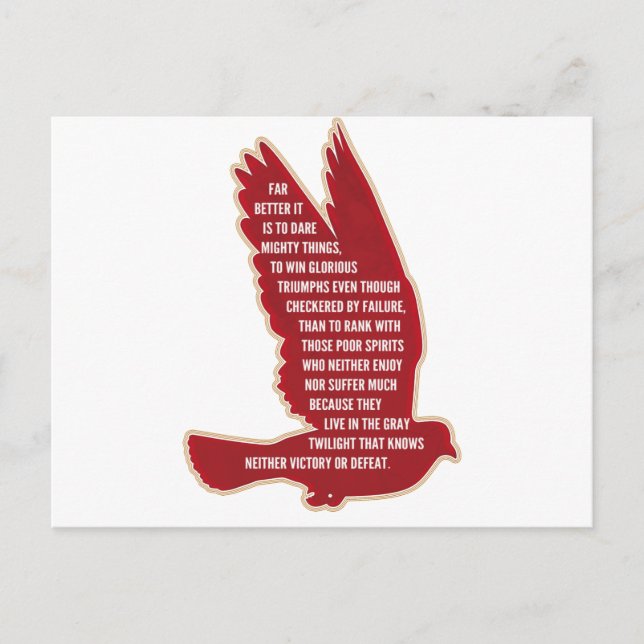 Carte Postale Oser des choses puissantes (Devant)