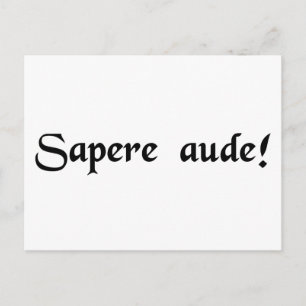 Carte Postale Osez être sage !