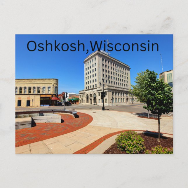 Carte postale Oshkosh, Wisconsin (Devant)