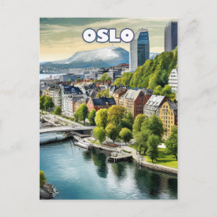 Carte Postale Oslo, joyau scandinave aux rives claires